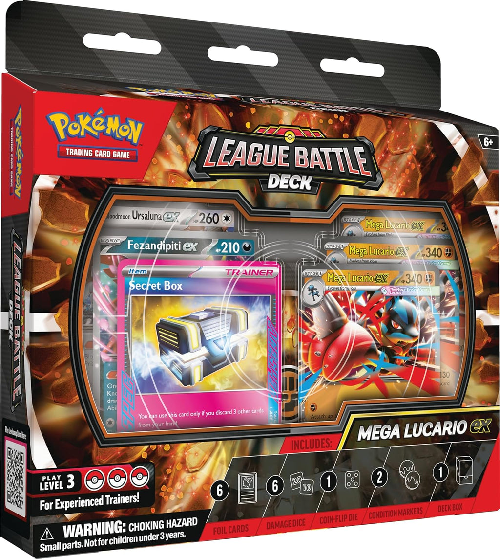 Pokémon TCG – League Battle Mega-Lucario Ex Español (Reserva)