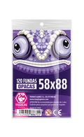 Fundas Camaleón Morado Opacas (58 × 88 mm)
