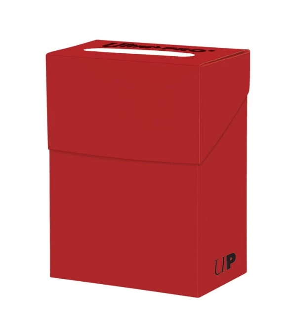 Deck Box Solid 80+ – Rojo (RED)