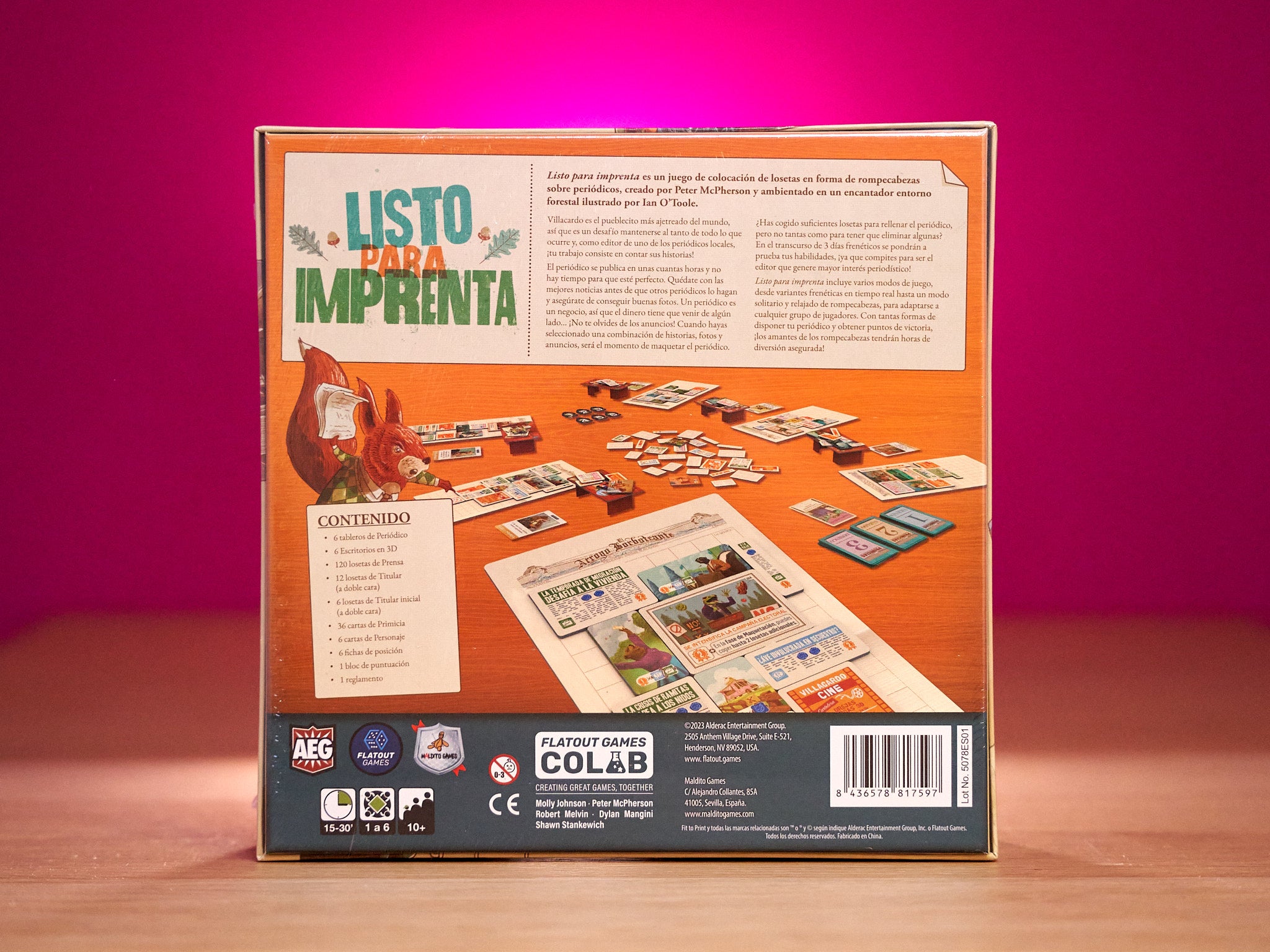 Listo para imprenta