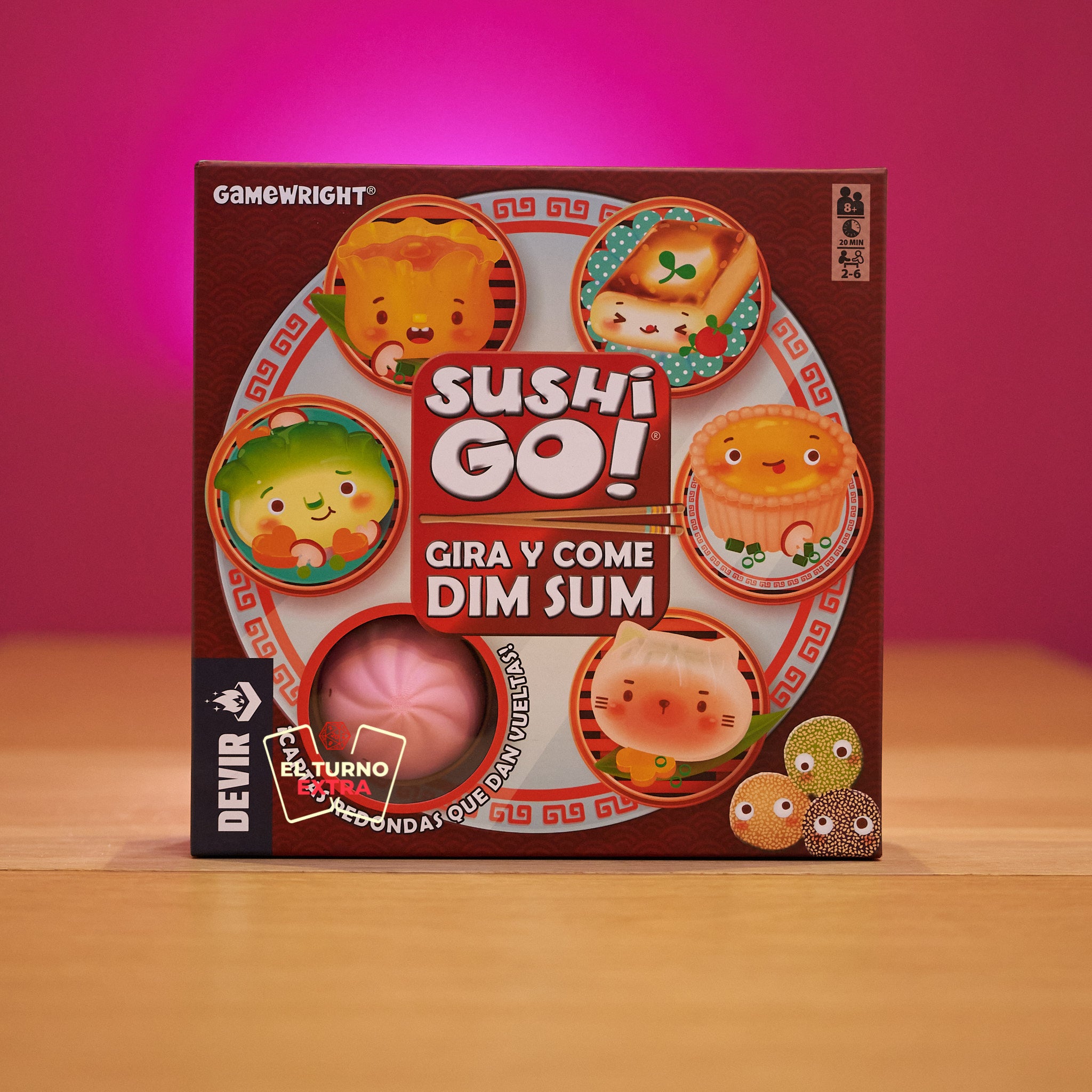 Sushi Go Gira y Come Dim Sum