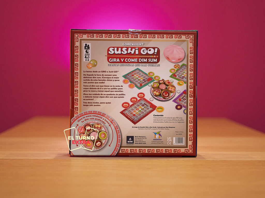 Sushi Go Gira y Come Dim Sum