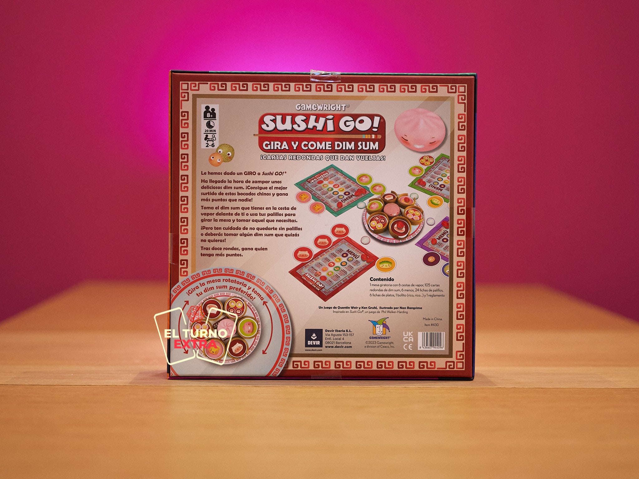 Sushi Go Gira y Come Dim Sum