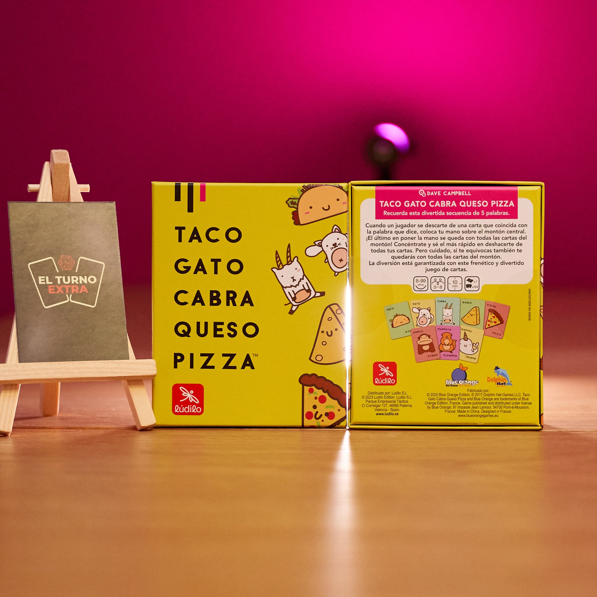 Taco, Gato, Cabra, Queso, Pizza