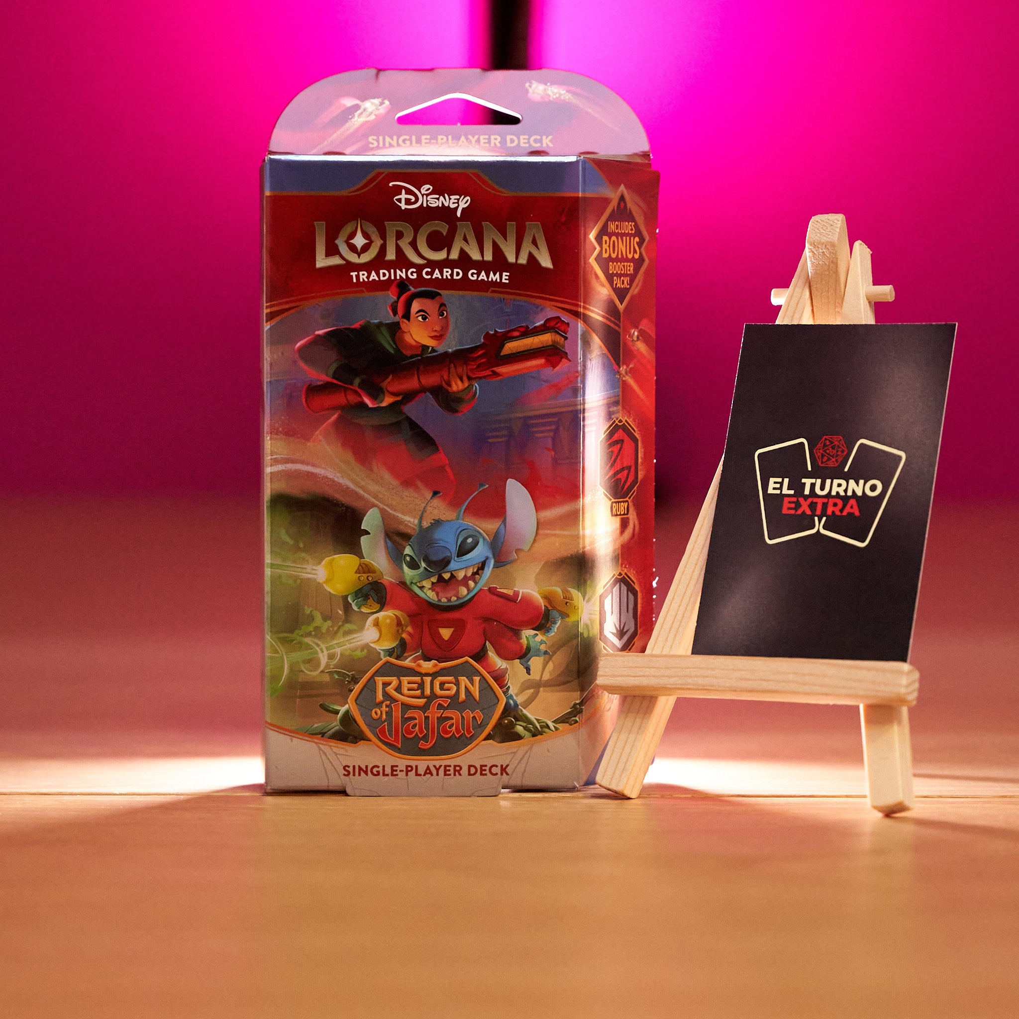 Disney Lorcana: Reign Of Jafar Starter Deck Ruby / Steel (Inglés)