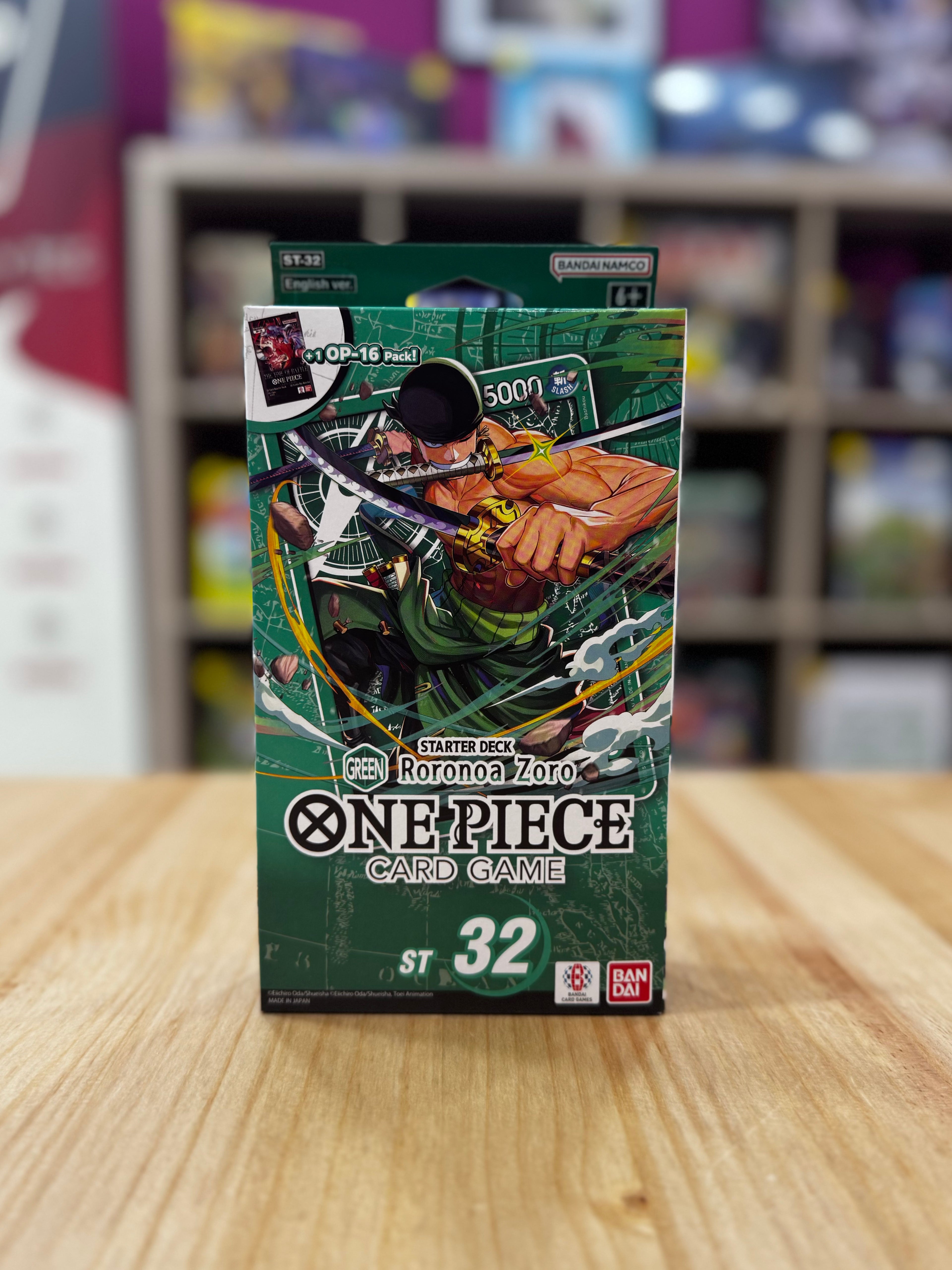 One Piece Card Game: Starter Deck ST-32 (Inglés)  Roronoa Zoro