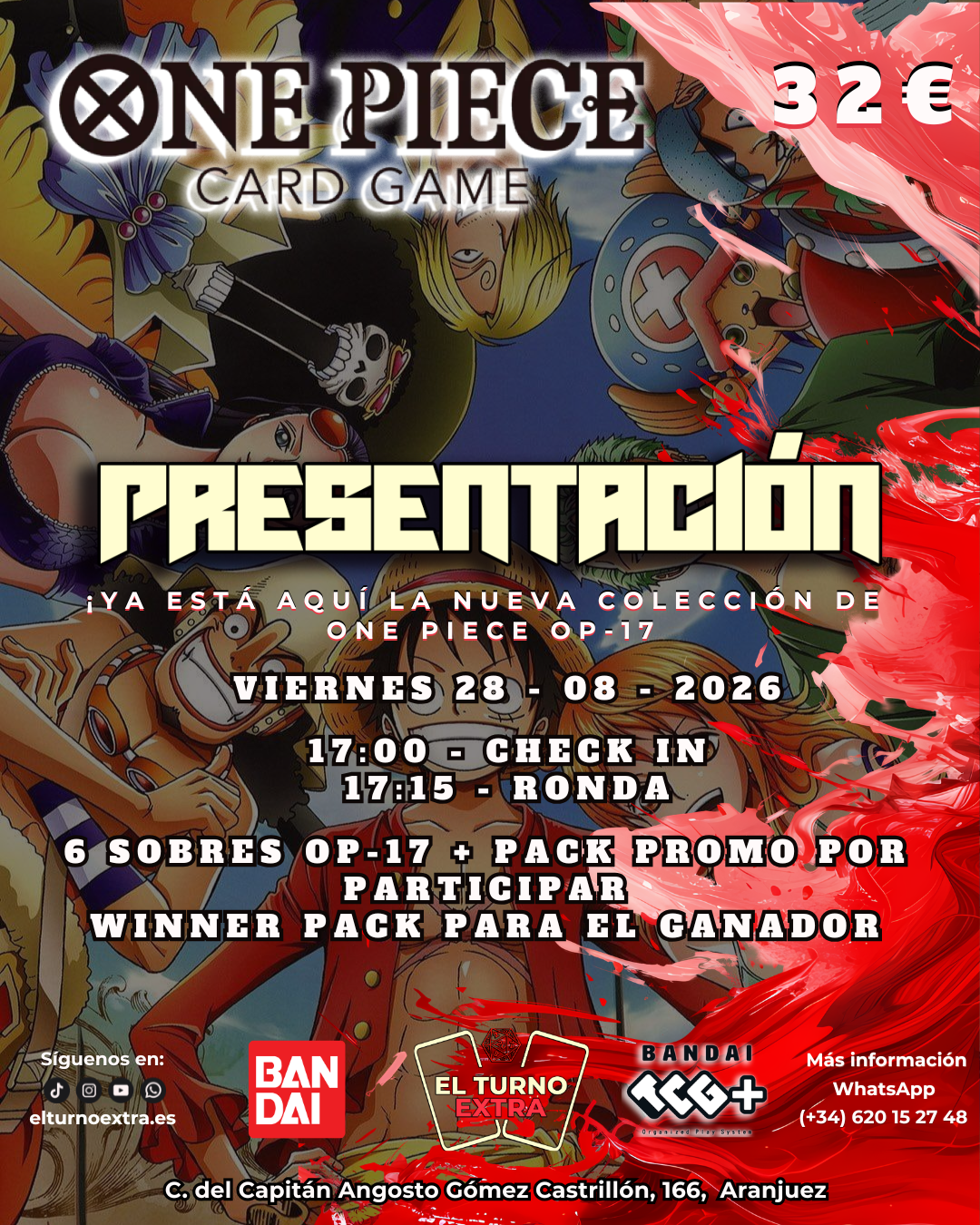 Presentación One Piece Card Game – OP-17