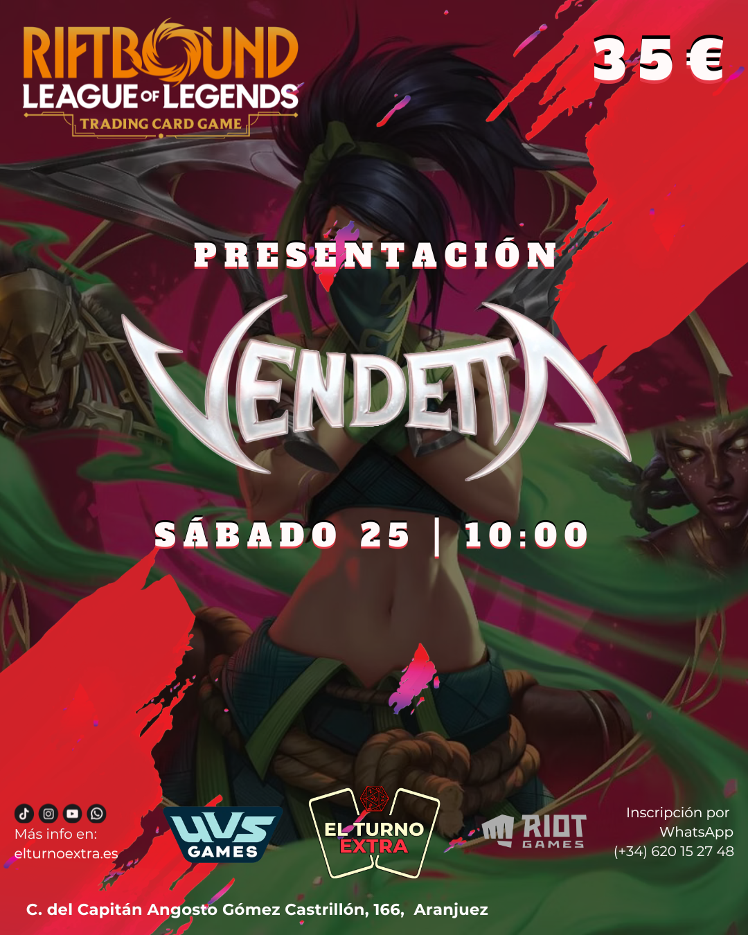 Presentación Riftbound: Vendetta – Sábado (Mañana)