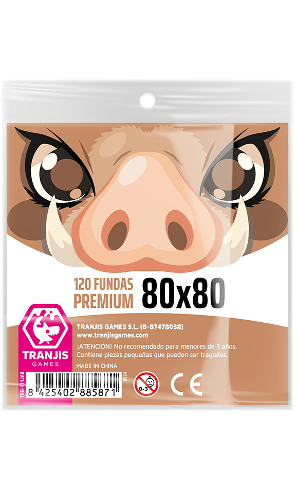 Fundas Jabalí Premium (80 × 80 mm)