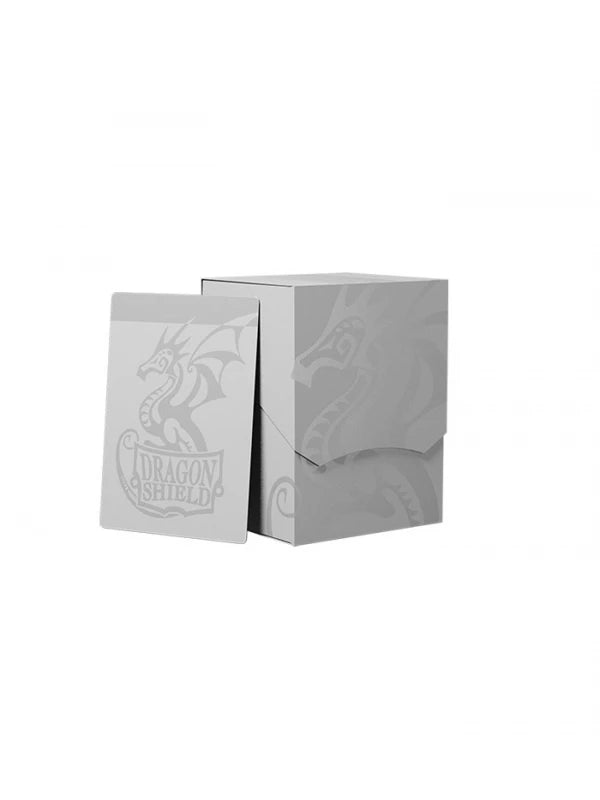 Caja de Mazo Ashen White Deck Shell Blanca – Dragon Shield