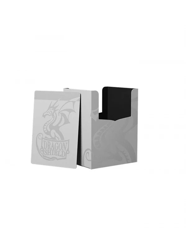 Caja de Mazo Ashen White Deck Shell Blanca – Dragon Shield