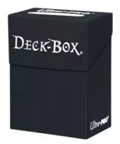 Deck Box Solid 80+ Negro Ultra Pro