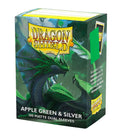 Dragon Shield Fundas Standard Dual Matte Apple Green & Silver (100)