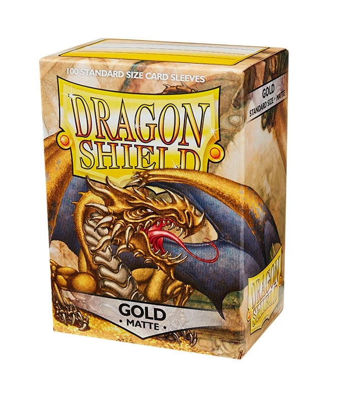Dragon Shield Fundas Standard Matte Oro (100)