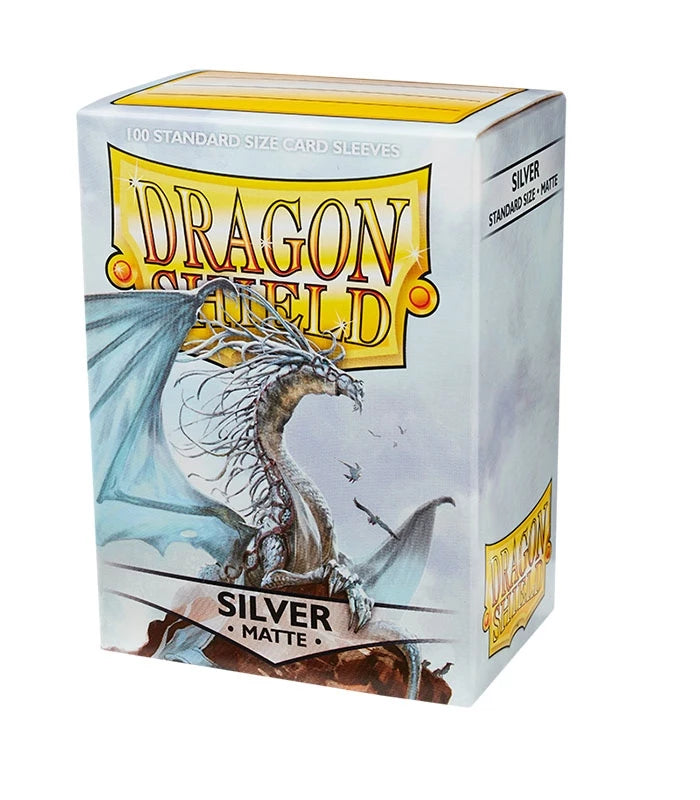Dragon Shield Fundas Standard Matte Plata (100)