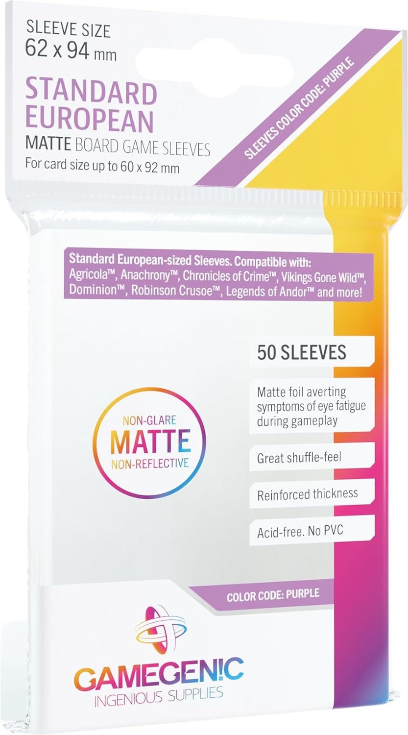 Gamegenic – Matte Standard European Size (50 uds)