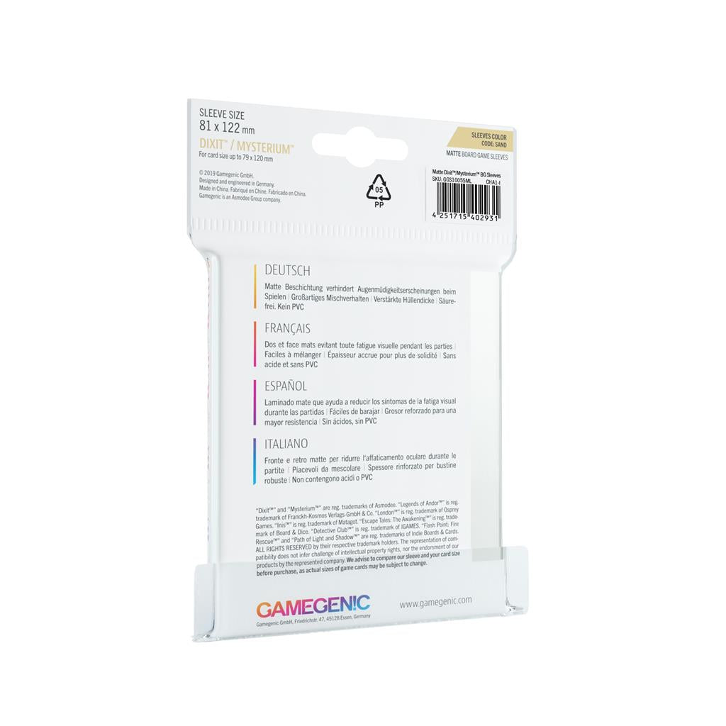 Matte Dixit Sleeves 81x122mm (90)