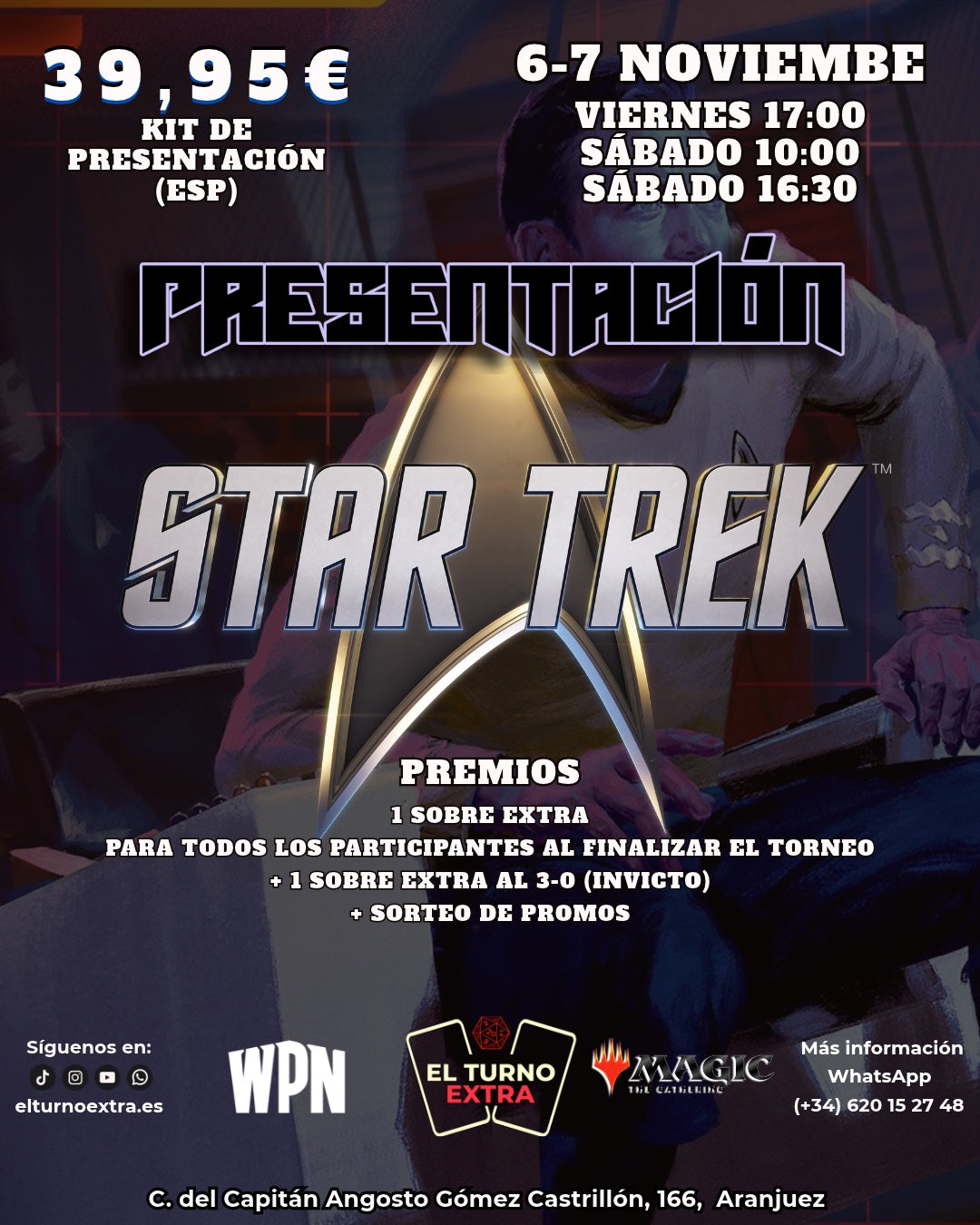 Presentación Magic: The Gathering Star Trek 6-7 noviembre en El Turno Extra