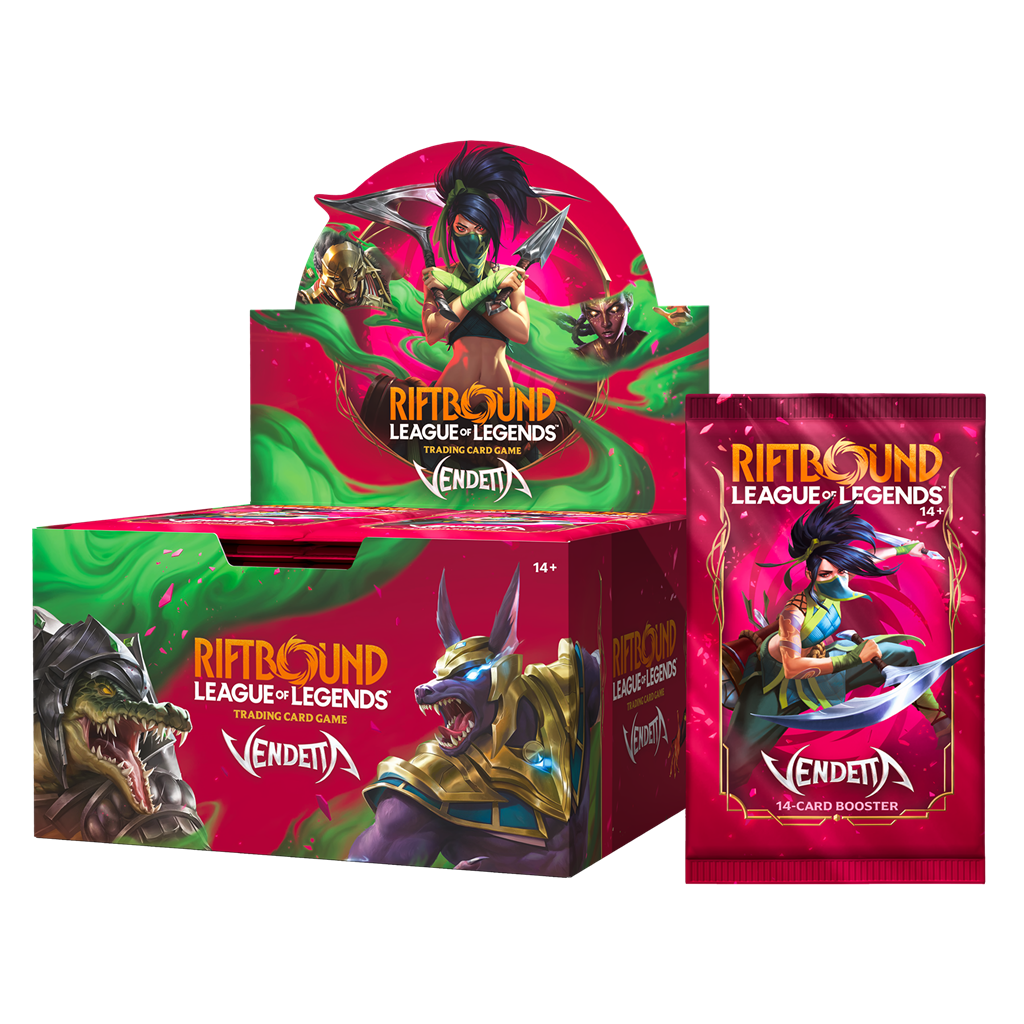 Riftbound: Vendetta Booster Display (24 sobres) (Reserva)